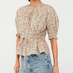 The Shirt by Rochelle Behrens Floral Blouse